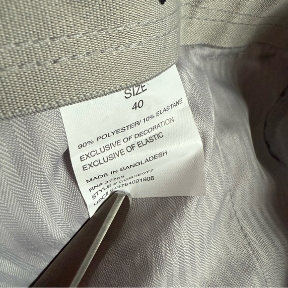 Callaway Performance Golf Shorts Men Size 40X10 Gray Flat Front Stretch - Picture 9 of 12